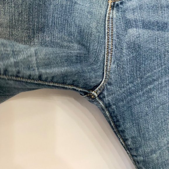 Ralph Lauren Polo Jeans Company Mens 42 Straight Leg Jeans Distressed Cotton - Picture 13 of 14